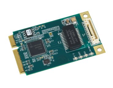 DS-MPE-GE210 Gigabit Ethernet MiniCard: Communications Modules, , PCIe MiniCard
